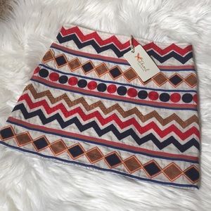 THML size S* embroidered skirt